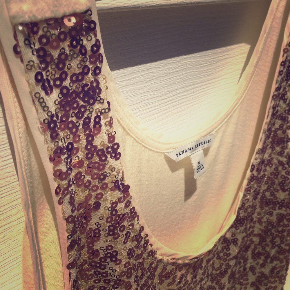 SOLD ON EBAY BanRep gold sequin tank